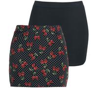 Rock Rebel by EMP The Double Life Mini Skirt black 4XL