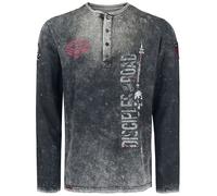 Rock Rebel by EMP Through The Glass Long-sleeve Shirt dark grey XL