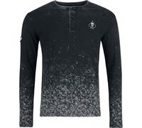 Rock Rebel by EMP Through The Glass Long-sleeve Shirt dark grey XXL