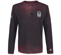 Rock Rebel by EMP Through The Glass Long-sleeved Top burgundy XL