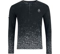 Rock Rebel by EMP Through The Glass Long-sleeved Top dark grey XXL