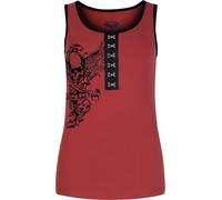 Rock Rebel by EMP Top burgundy L