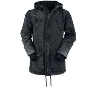Rock Rebel by EMP Vintage Parka With Teddyhood Winter Jacket grey XL