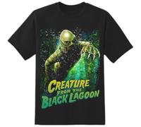 Rock Rebel Men's Creature from The Black Lagoon Poster T-Shirt Black Size S