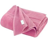 Rock Rivet Extra Large Super Jumbo Bath Sheet 100 x 200 cm Oversized Premium Luxury 100% Egyptian Combed Cotton Beach Towels Super Soft Big XXL Bath Sheets 600GSM (Pink)