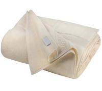 Rock Rivet Extra Large Super Jumbo Bath Sheet 100 x 200 cm Oversized Premium Luxury 100% Egyptian Combed Cotton Beach Towels Super Soft Big XXL Bath Sheets 600GSM (Ivory)