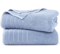Rock Rivet Premium Extra Large Super Jumbo Bath Sheets (100 x 200 cm, 2 Pack) Ultra Soft 100% Egyptian Cotton XXL Big Size Beach Bath Towels 600-GSM (Sky Blue)