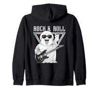 Rock & Roll Buddha Guitar Shades Zip Hoodie