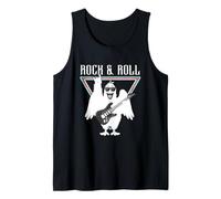 Rock & Roll Chick Playing Electric Guitar Tank Top