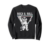 Rock & Roll Cool Dog Guitar Lovers Sweatshirt
