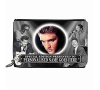 Rock & Roll Greats of 50s and 60s Personalised Icon Purse Gift, Multicolour, M