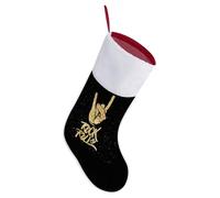 Rock Roll Musician Christmas Stockings Personalized Xmas Hanging Stocking for Fireplace Holiday Decorations