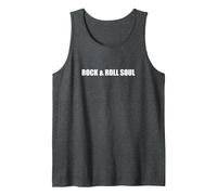 Rock & Roll Soul Tank Top, Men, Dark Heather Grey, XX-Large