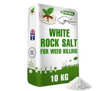 Rock Salt Weed Killer 10kg Bag, Natural Driveway Patio Weed Control Salt