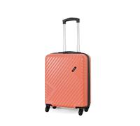 Rock Santiago 4 Wheel Hard Suitcase - Cabin, Coral