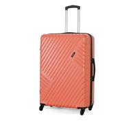 Rock Santiago 4 Wheel Hard Suitcase - Large, Coral