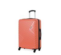 Rock Santiago 4 Wheel Hard Suitcase - Medium, Coral