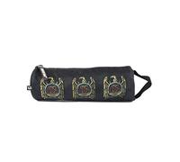 Rock Sax Slayer Gold Eagle Zip Up Pen Holder Band Merch Pencil Case in Black