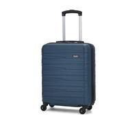 Rock Seattle Small Hard Shell Cabin Suitcase in Teal - Telescopic Handle, Impact-Resistant Material - 55x40x20cm 34L Capacity