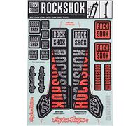 ROCK SHOX adesivo sid e steli 35 troy lee design arancione/argento
