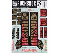 Rockshox Unisex - Adult Troy Lee Designs Suspension Fork Decor Kit, Multicoloured, One Size