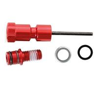 Rock Shox Rebound Adjuster Knob/Bolt Kit Aluminium Long (Use with Maxle Lower Leg), 114015404010 - Red