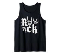 Rock Skeleton Hand Gothic Skull Sign Heavy Metal Music Tank Top