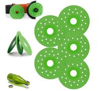 Rock Slab Flat Grinding Cutting Piece, 4 Inch Glass Disc for Angle Grinder, Rock Slab Cutting Disc, Wet and Dry Cutting Disc for Porcelain, Glass & Natural Stone Slabs (5pcs)