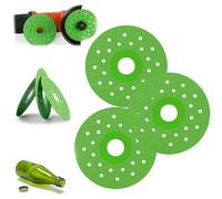 Rock Slab Flat Grinding Cutting Piece, 4 Inch Glass Disc for Angle Grinder, Rock Slab Cutting Disc, Wet and Dry Cutting Disc for Porcelain, Glass & Natural Stone Slabs (3pcs)