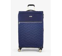 Rock Sloane 8 Wheel Softshell Expandable Suitcase Large Navy