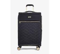Rock Sloane 8 Wheel Softshell Expandable Suitcase Medium Black