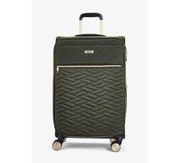Rock Sloane 8 Wheel Softshell Expandable Suitcase Medium Khaki