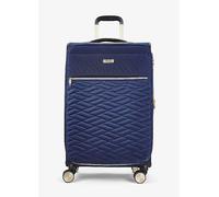 Rock Sloane 8 Wheel Softshell Expandable Suitcase Medium Navy
