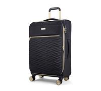 Rock Expandable 8 Wheel Soft Suitcase - Medium, Black