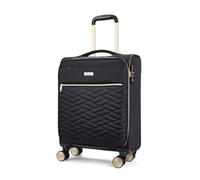 Rock Sloane 8 Wheel Softshell Suitcase Small Black