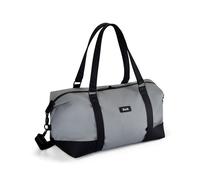 Rock Harper 20L Small Ryanair Cabin Holdall - Grey | Ryanair Compliant - Laptop Section - Waterproof Kissing Zips - Trolley Strap - Removable Strap - 0.6kg - 40x20x25cm Size