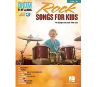 Rock Songs for Kids: Drum Play-Along Volume 41 (Hal Leonard Drum Play-Along) (Includes Online Access Code) (Hal Leonard Drum Play-along, 41)