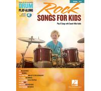 Rock Songs for Kids Drum Kit Book and Audio Online Hal Leonard