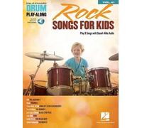 Rock Songs for Kids: Drum Play-Along Volume 41 by Hal Leonard Publishing Corpora