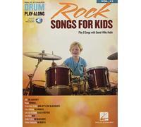Rock Songs for Kids: Drum Play-Along Volume 41 (Hal Leonard Drum Play-Along) (Includes Online Access Code) (Hal Leonard Drum Play-along, 41)