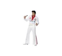 Rock Star American Eagle Costume - Rock Star costume american eagle mens fancy dress smiffys outfit jumpsuit belt scarf size rock star