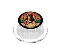Rock Star Music Pug Guitar Lover PopSockets PopGrip for MagSafe