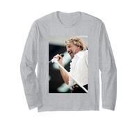 Rock Star Rod Stewart of Faces at Villa Park 1995 Long Sleeve T-Shirt