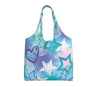 Rock Stars Flash,Reusable Tote Bags Grocery Bags Large Capacity Canvas Shopping Shoulder bag