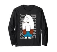 Rock Steady Boxing Handsome Bear Beat Parkinson's Long Sleeve T-Shirt