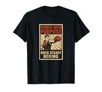Rock Steady Boxing Parkinson's Punch with Purpose Gentleman T-Shirt