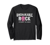 Rock Steady Boxing Parkinson's Unshakable Pink Glove Long Sleeve T-Shirt