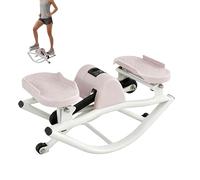 Rock Stepper - 49x27x23cm Stepper Exercise Machine | Home Fitness - Workout Machine | Lateral Side-toSide Rocking With Pull Ropes | Full Body Legs Glutes Abs