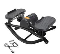Rock Stepper - Exercise Equipment, Low Shock Lateral Steppers, Home Workout Equipment, Side Swing Stepper, Portable And Compact | For Apartment Dorm Office Gym Leg Abs Glutes Women Men
