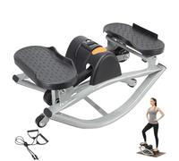 Rock Stepper - Exercise for Legs, Buttocks and Abdomens - Fitness Step Machine with Lateral Movement, for Legs Glutes Abdomen Women Men Home Office Gym